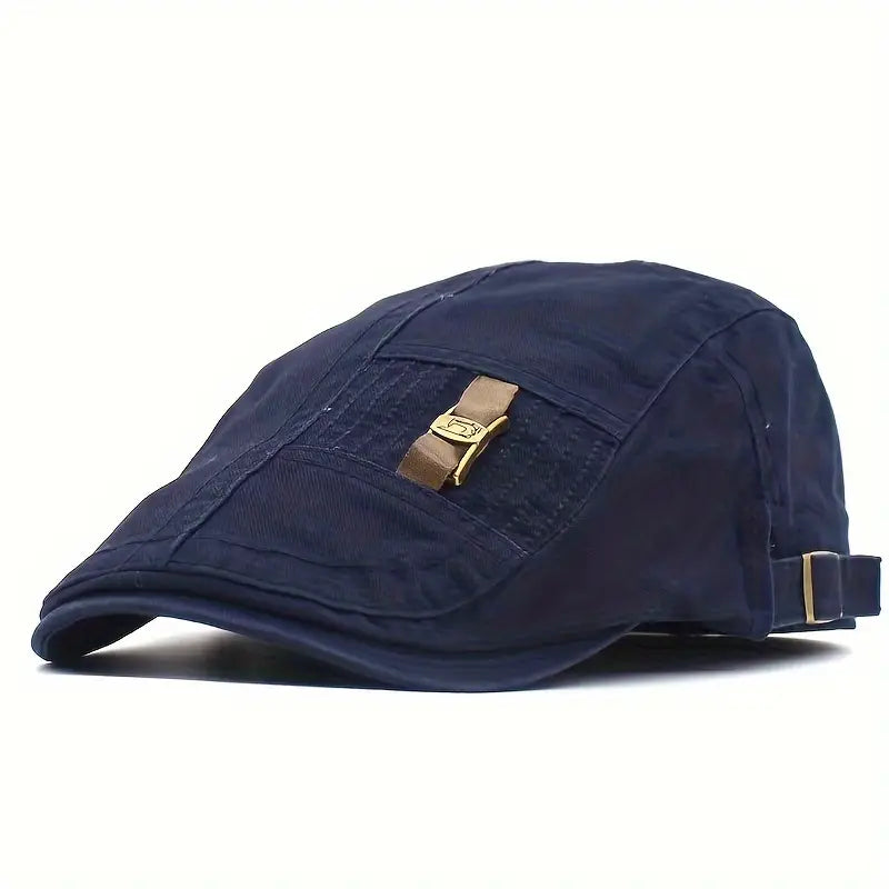 William | Adjustable cotton flat cap