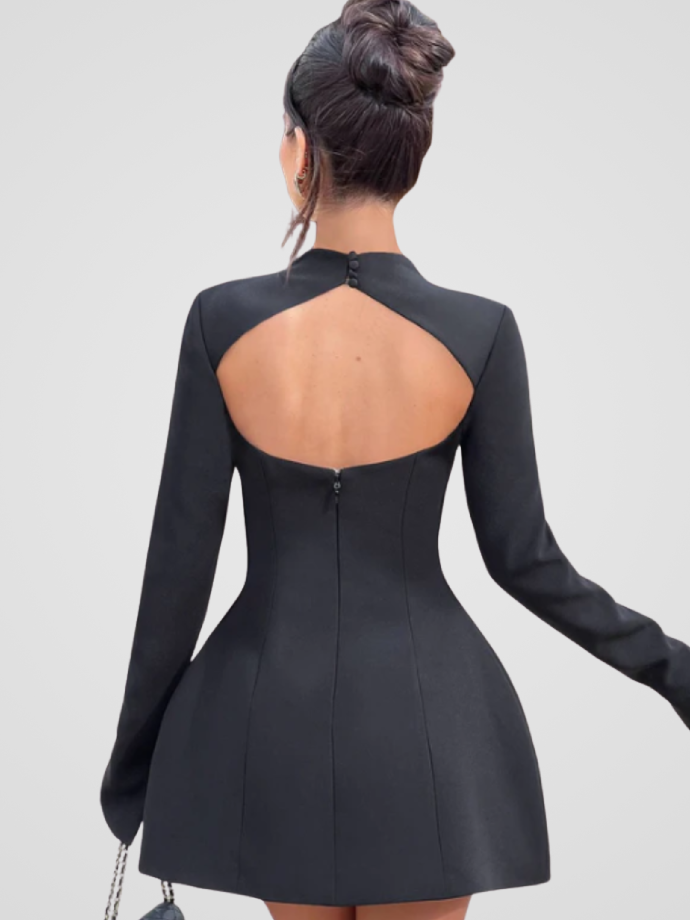 VICTORIA SCULPTED MINI DRESS