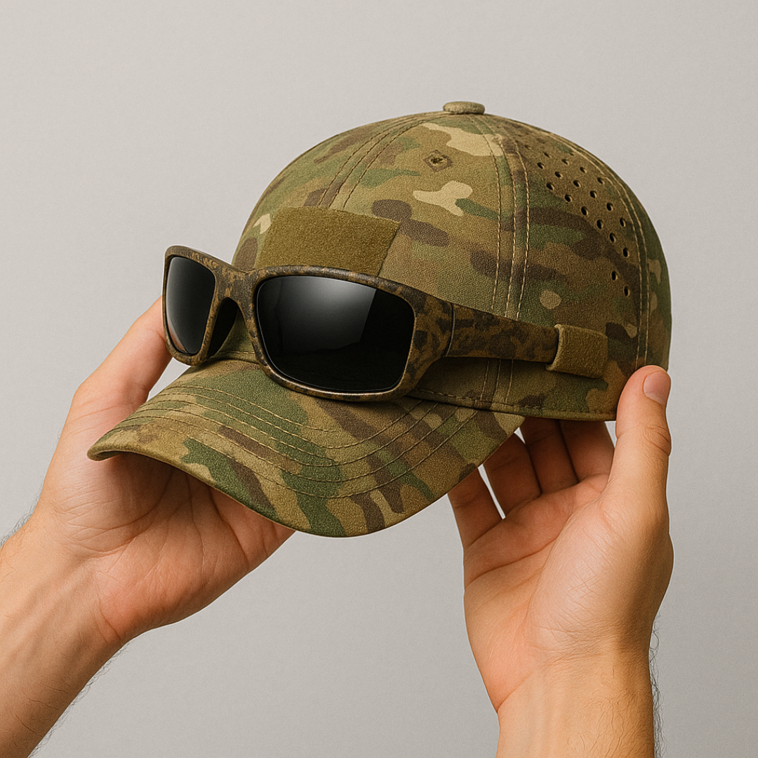Logan | Tactical cap & sunglasses set for men (FREE sunglasses)