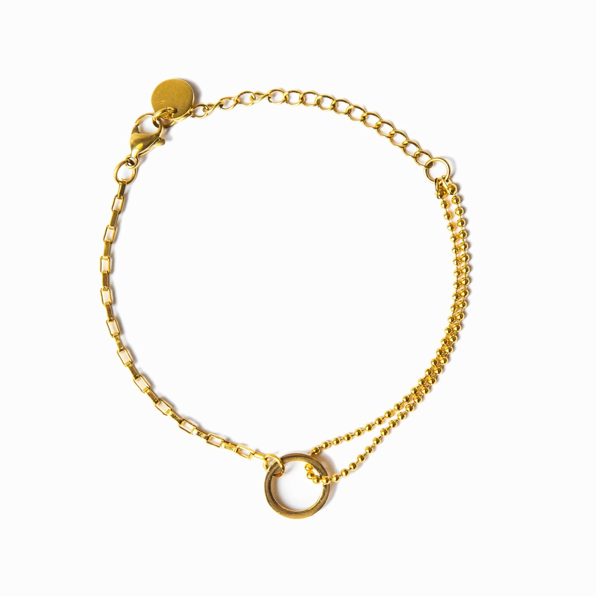 Elegant Gold Tennis Bracelet Case