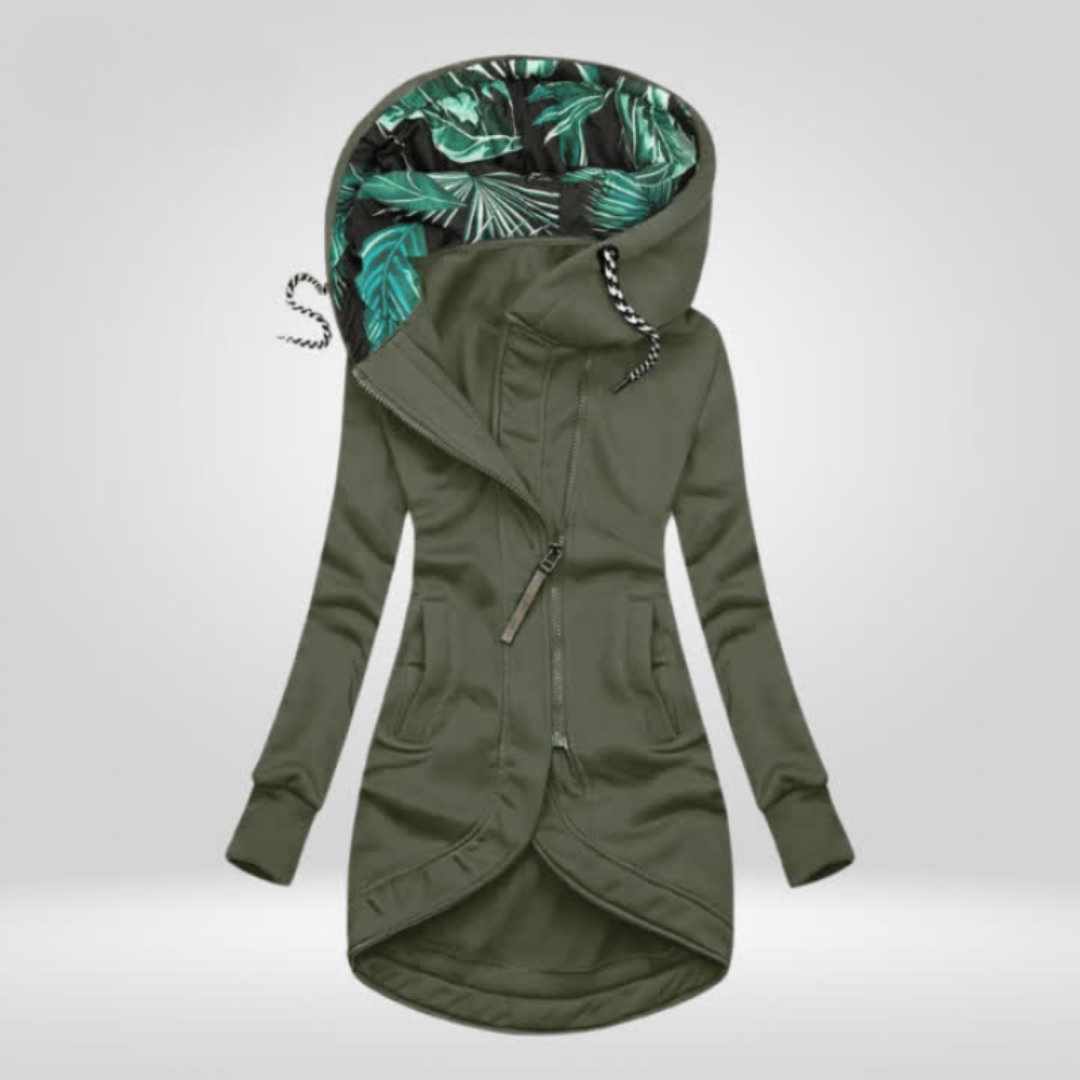 Melody | Longline hoodie jacket