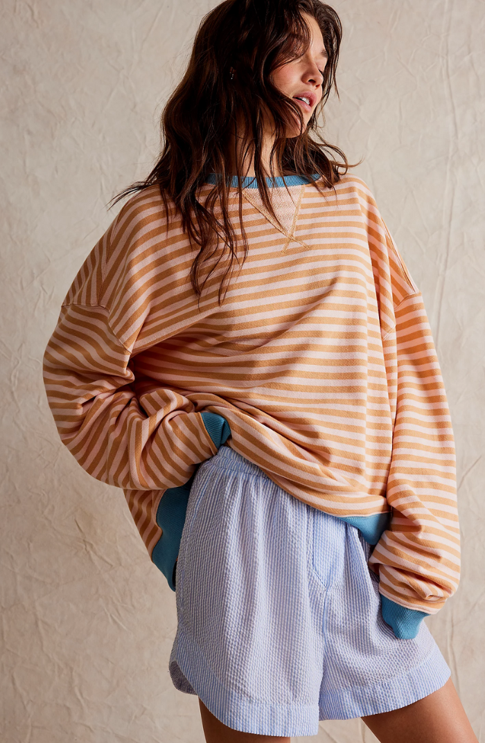 Gaby | Stribet oversize trøje