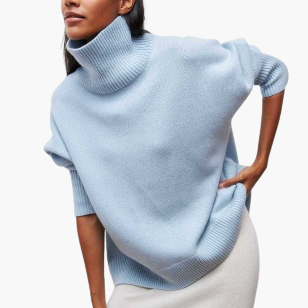 AVERY - ELEVATED NECK PULLOVER