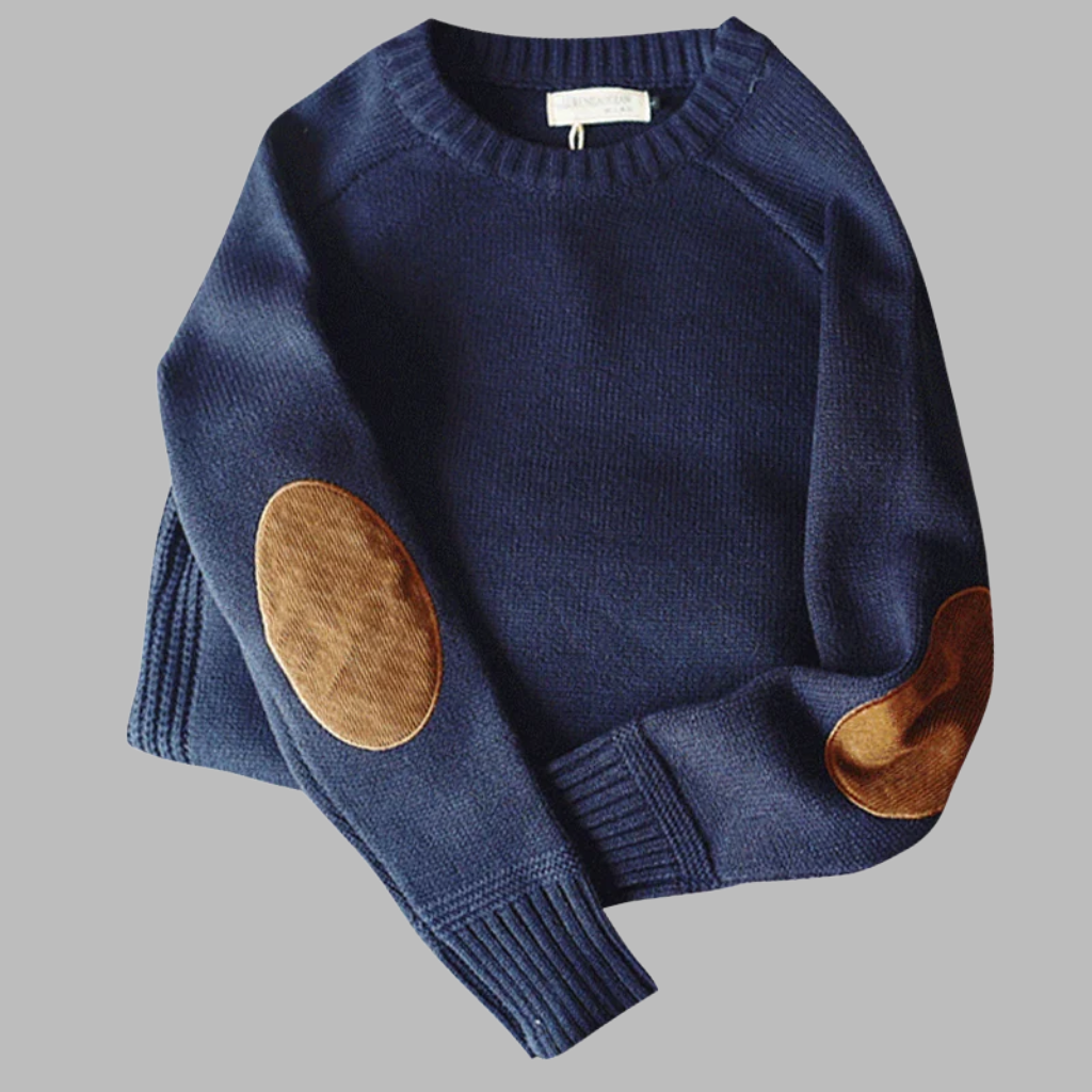 Preston | Elbow patch sweater