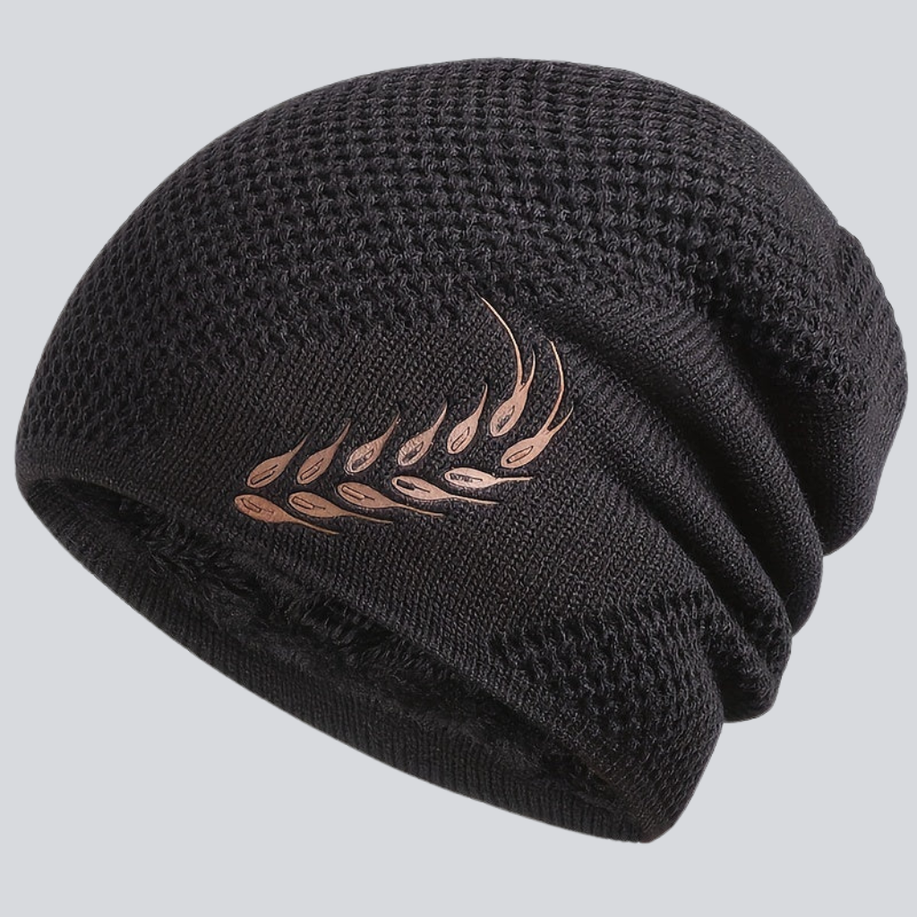 Kyle | Ember knit beanie (Black)