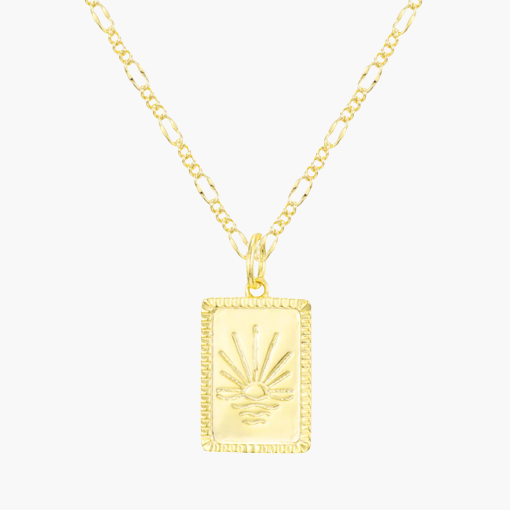 Radiant Sun Pendant Necklace