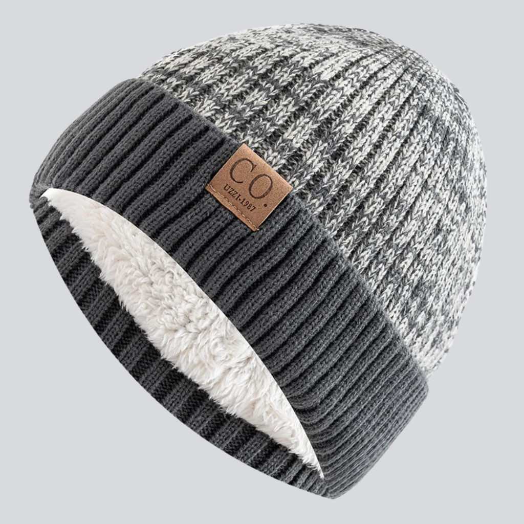 Neil | Nordic knit beanie (Gray)