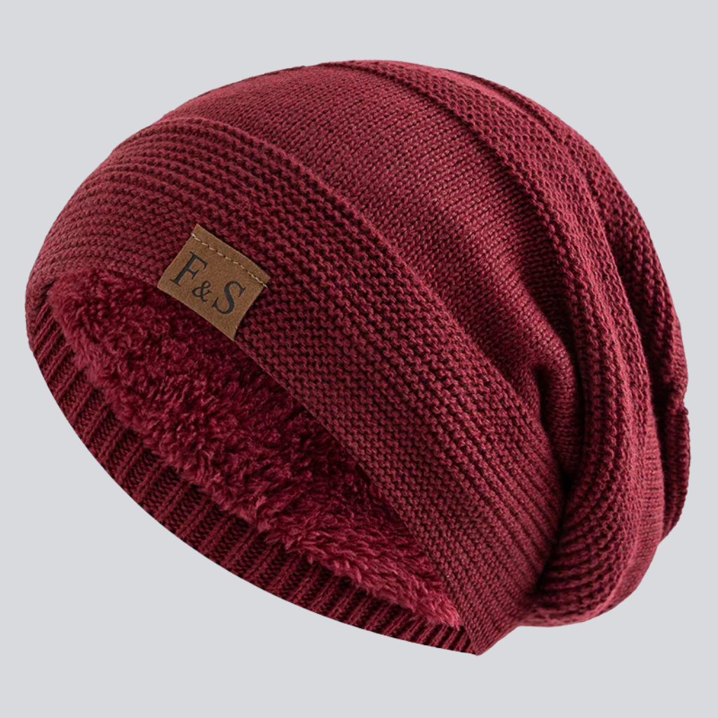 Gerald | Nordic fleece beanie (Red)
