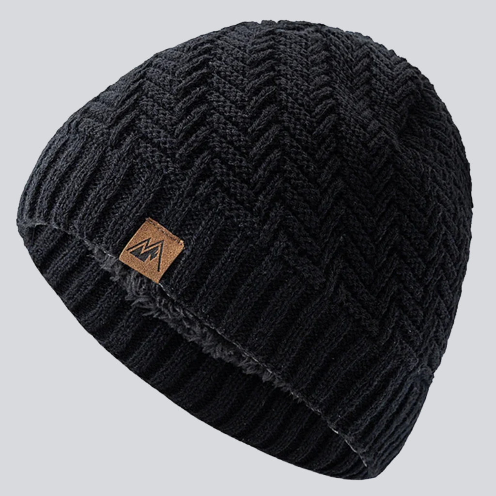 Donald | Heritage knit beanie (Black)