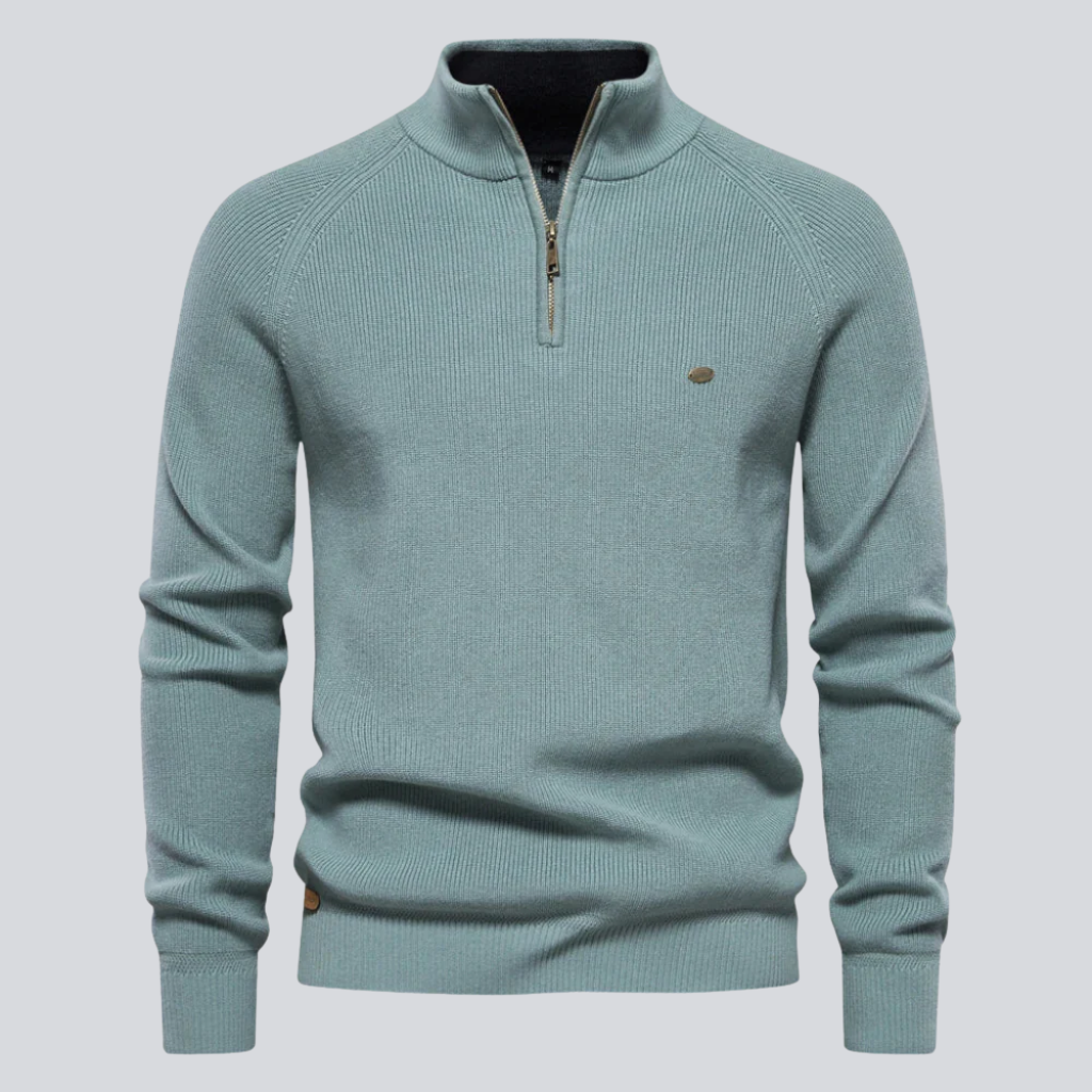 Edwin | Classic half-zip sweater