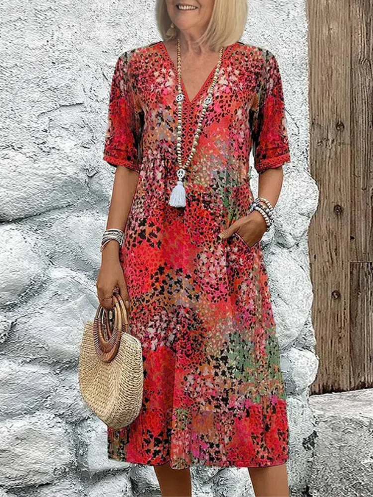 Chloe | Dress with beautiful pattern