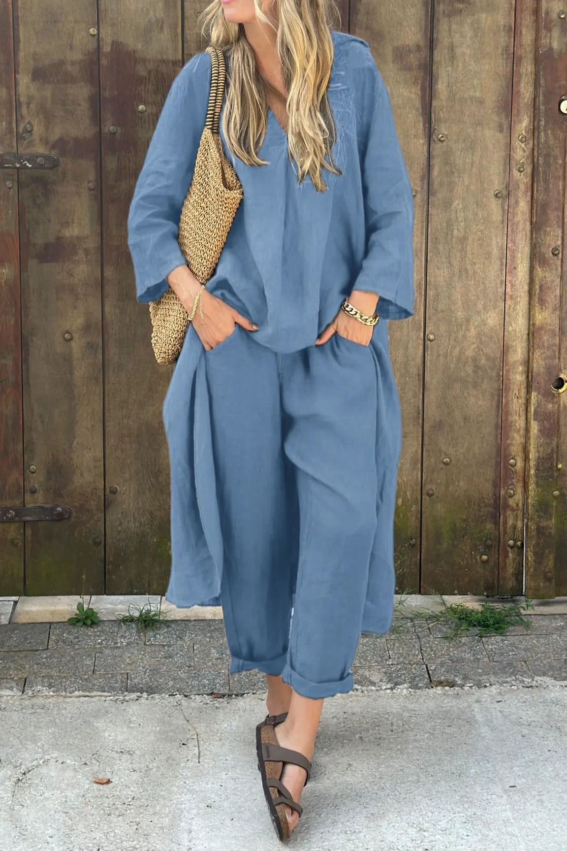 Elena | Chic todelt sæt med ubesværet elegance og alsidig stil