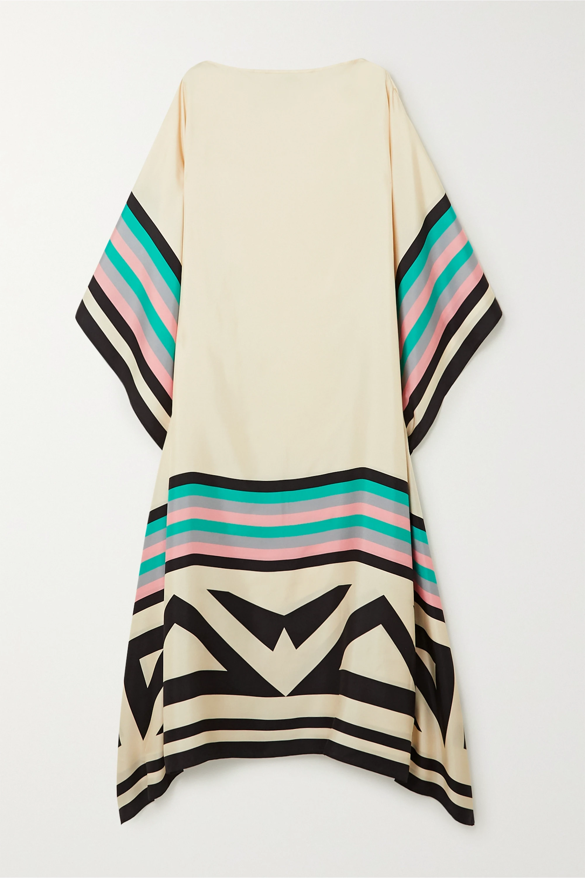 Iria | Elegant kaftan med geometrisk print