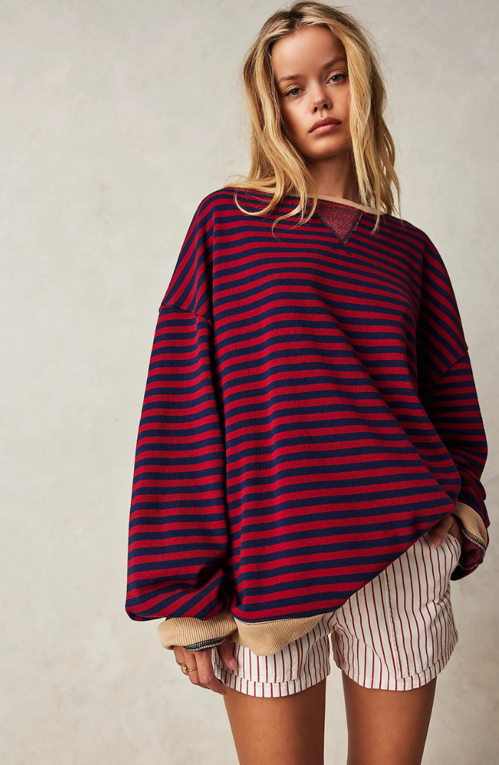 Gaby | Stribet oversize trøje