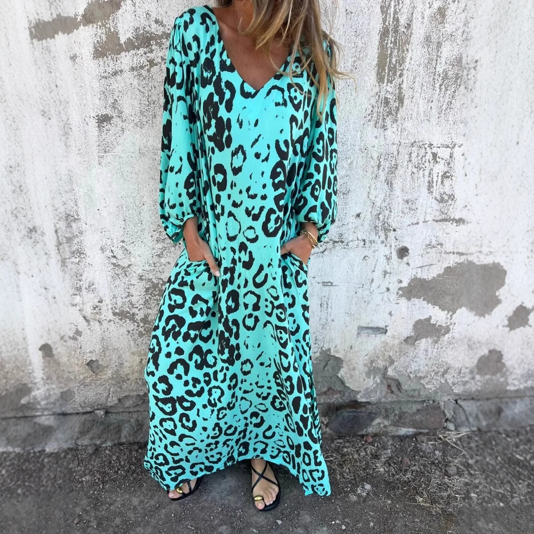 Maja | Leopardmønstret kjole