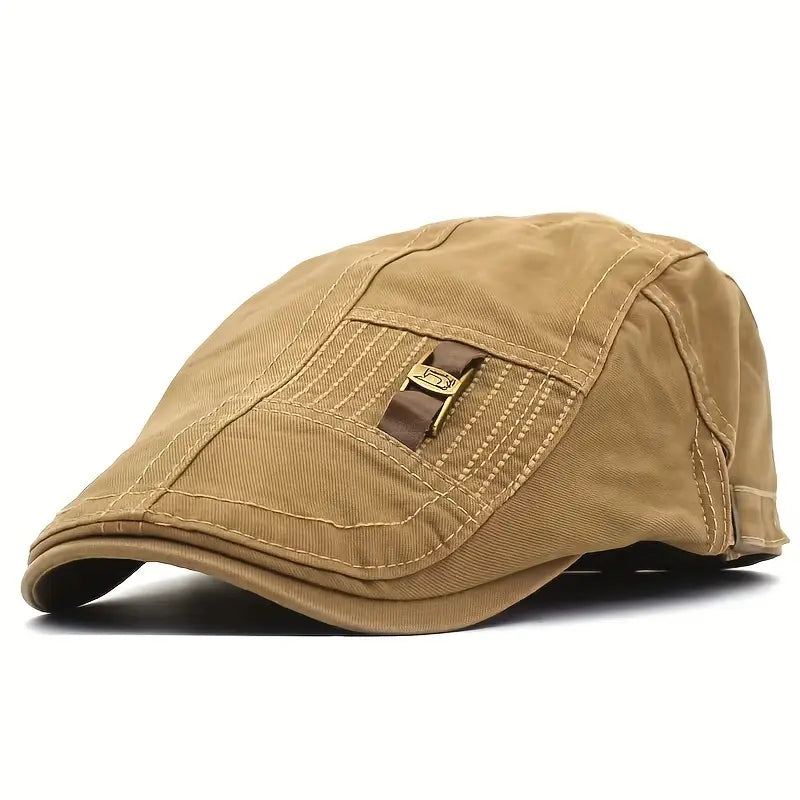 William | Adjustable cotton flat cap
