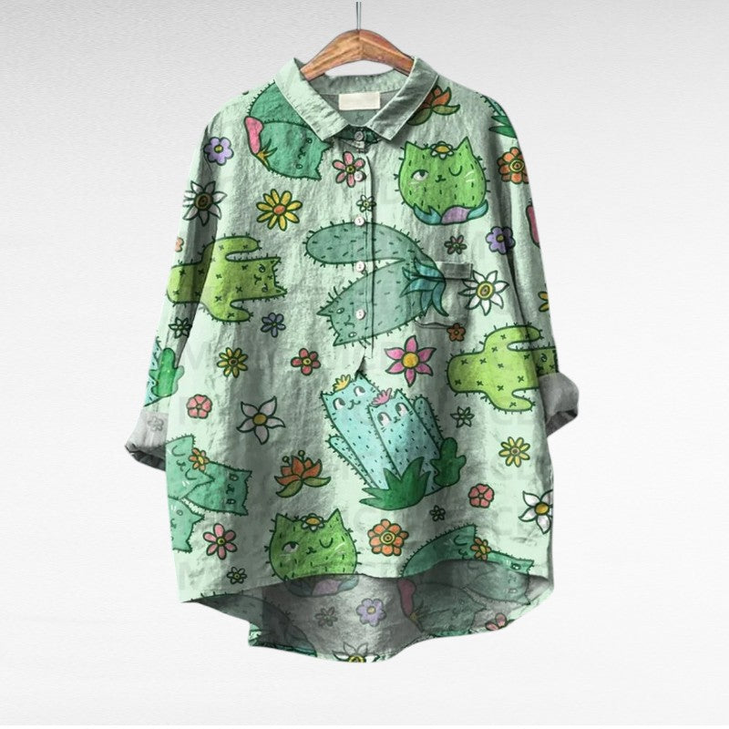 Narelle | Moderigtig vintage-bluse