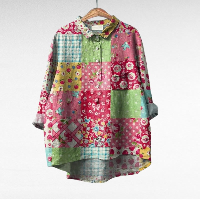 Narelle | Moderigtig vintage-bluse
