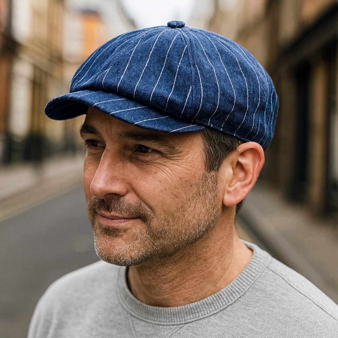 Alfred | Vintage Heritage Denim Newsboy Cap
