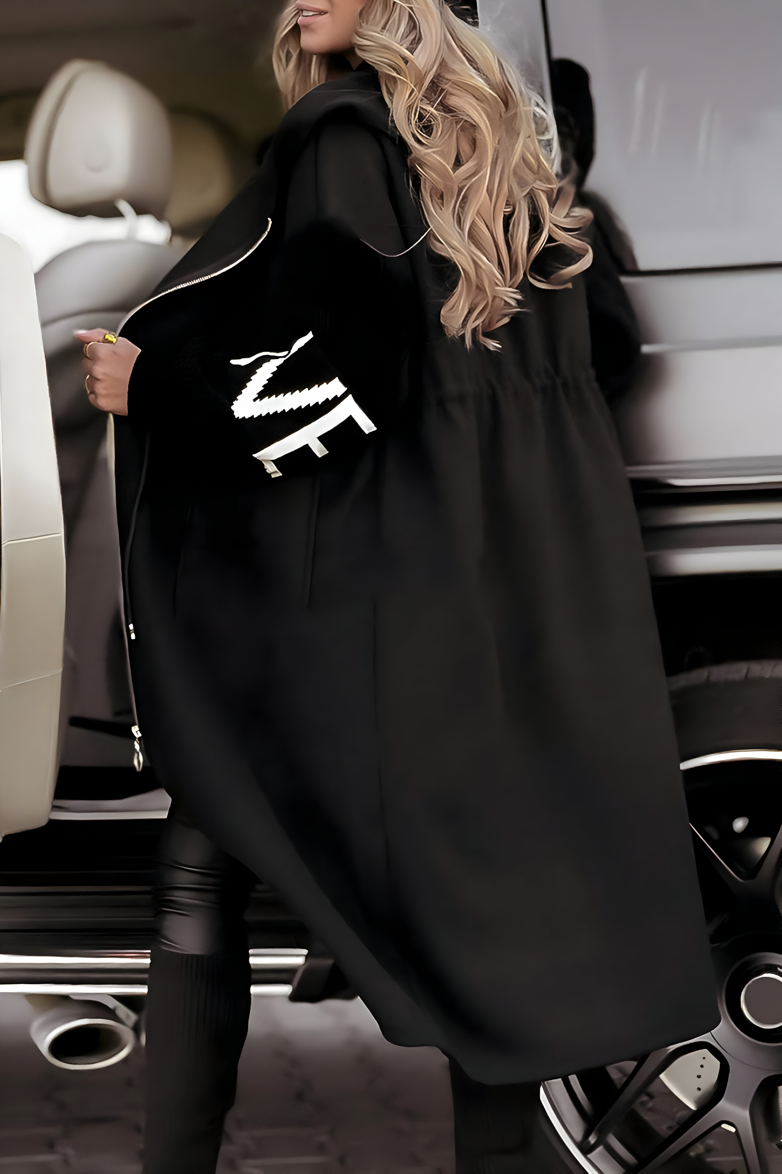 Tara | Elegant Hooded Coatigan