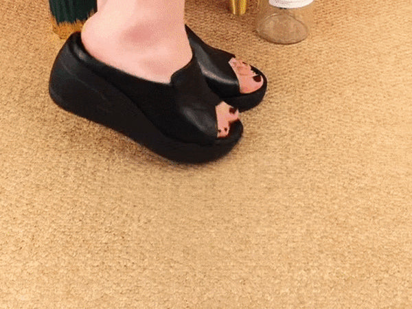 Vibeke | Plateau-sandaler med blød sål