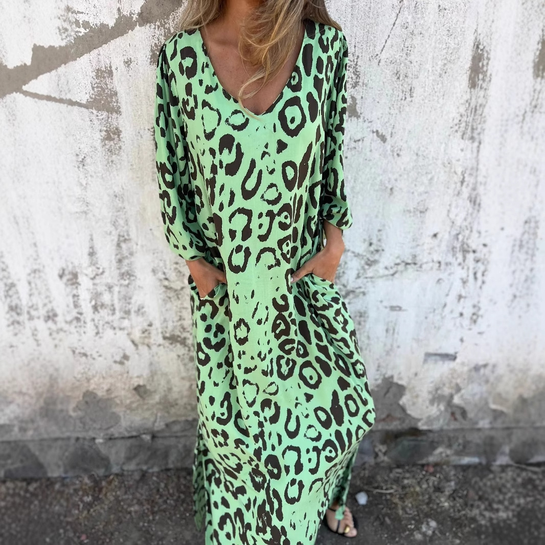 Maja | Leopardmønstret kjole