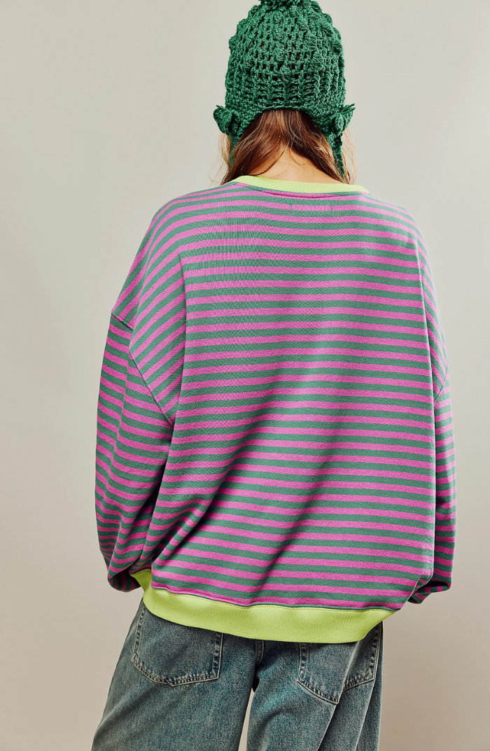 Gaby | Stribet oversize trøje