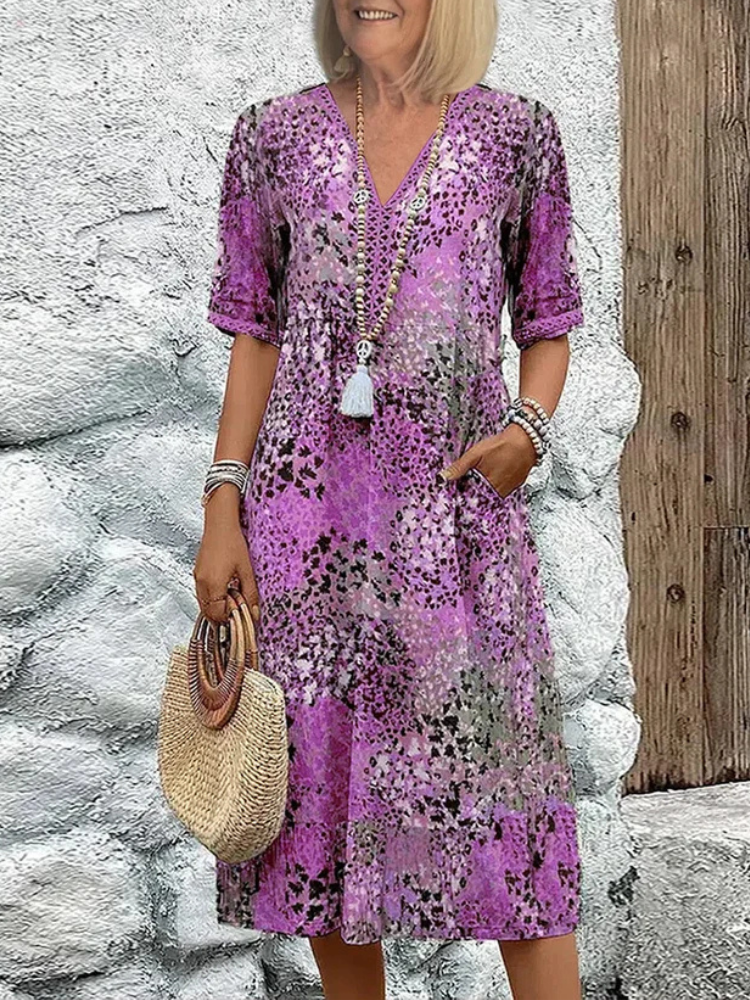Chloe | Dress with beautiful pattern
