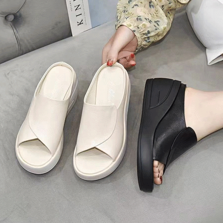 Vibeke | Plateau-sandaler med blød sål