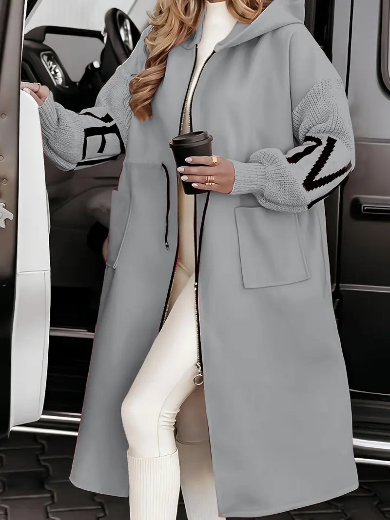 Tara | Elegant Hooded Coatigan