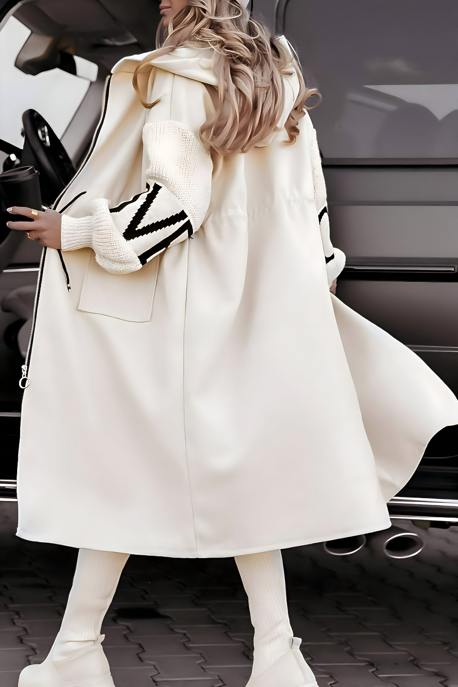 Tara | Elegant Hooded Coatigan