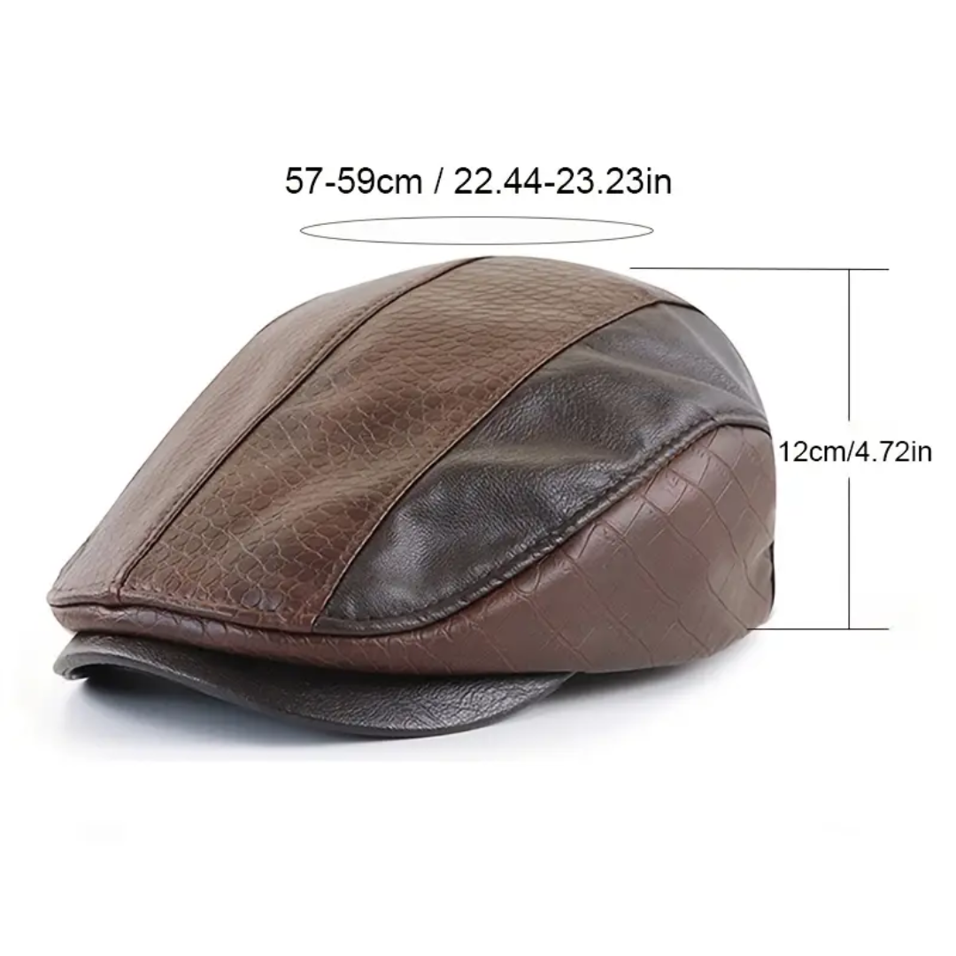 Harold | Two-tone heritage flat cap
