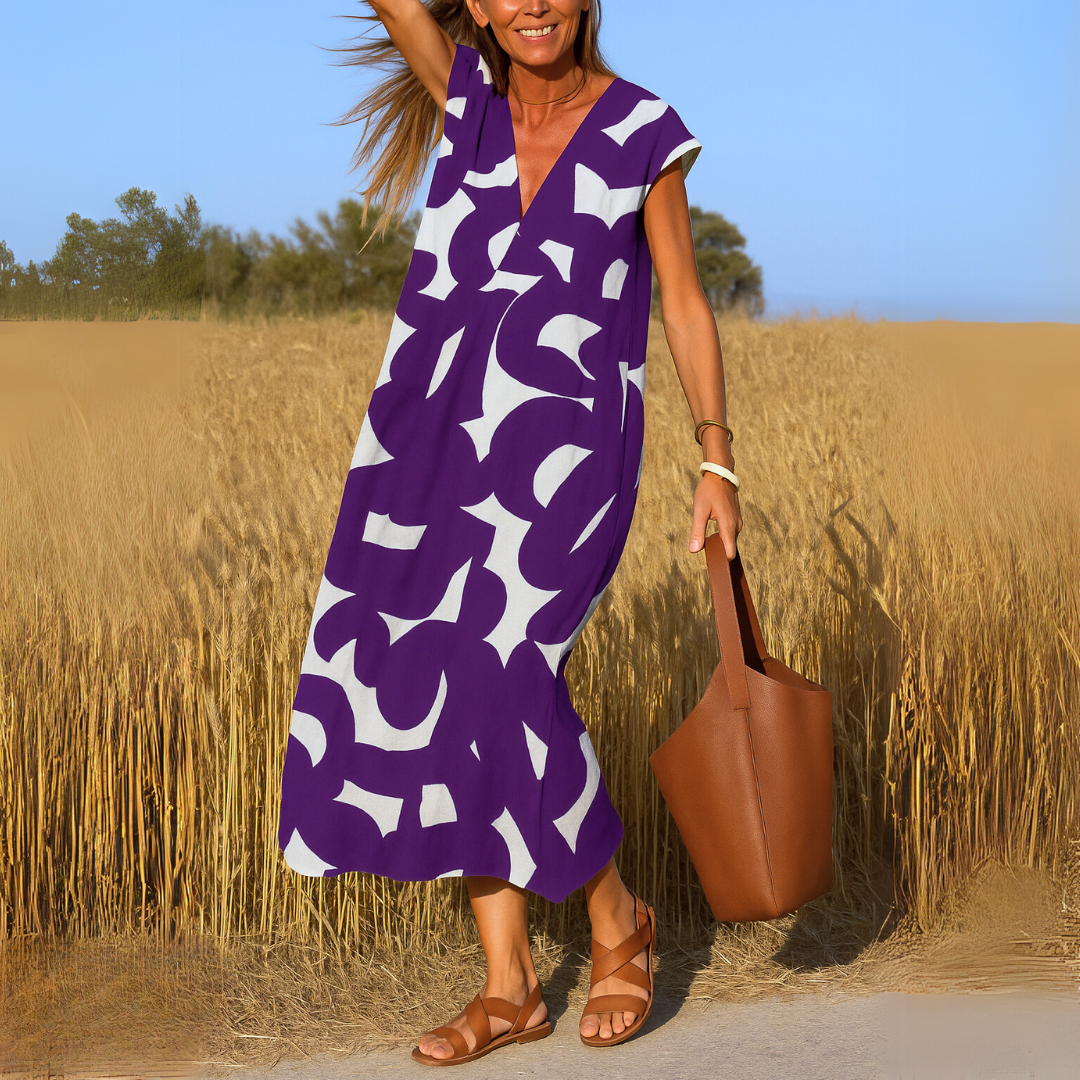 Charlotte | Flowing dress with V-neck