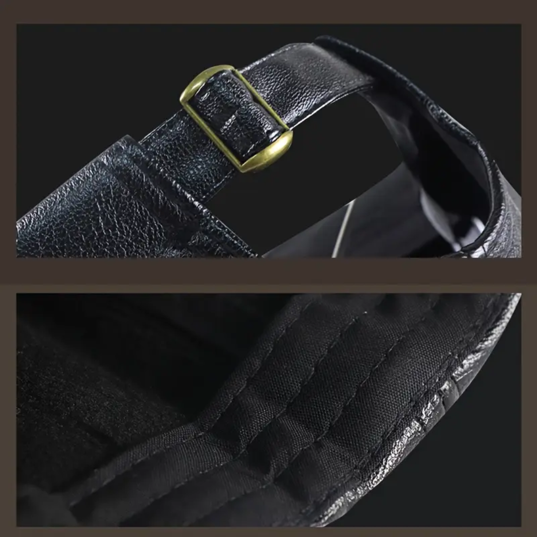 Harvey | Classic weather-resistant leather cap