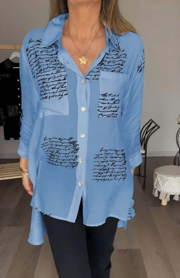 Kareena | ny mode løs og sexet middagsjakke skjorte