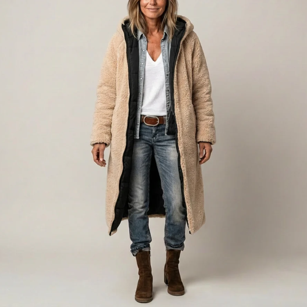 Amelia | Elegant reversible coat