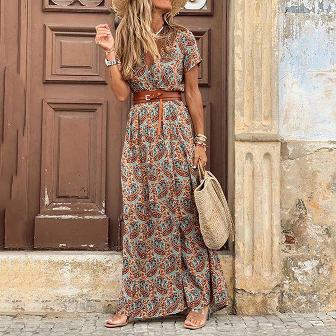 Luz | Elegant og stilfuld kjole i boho-stil