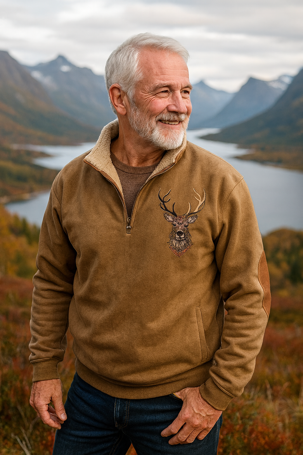 Frank | Sweater with deer details