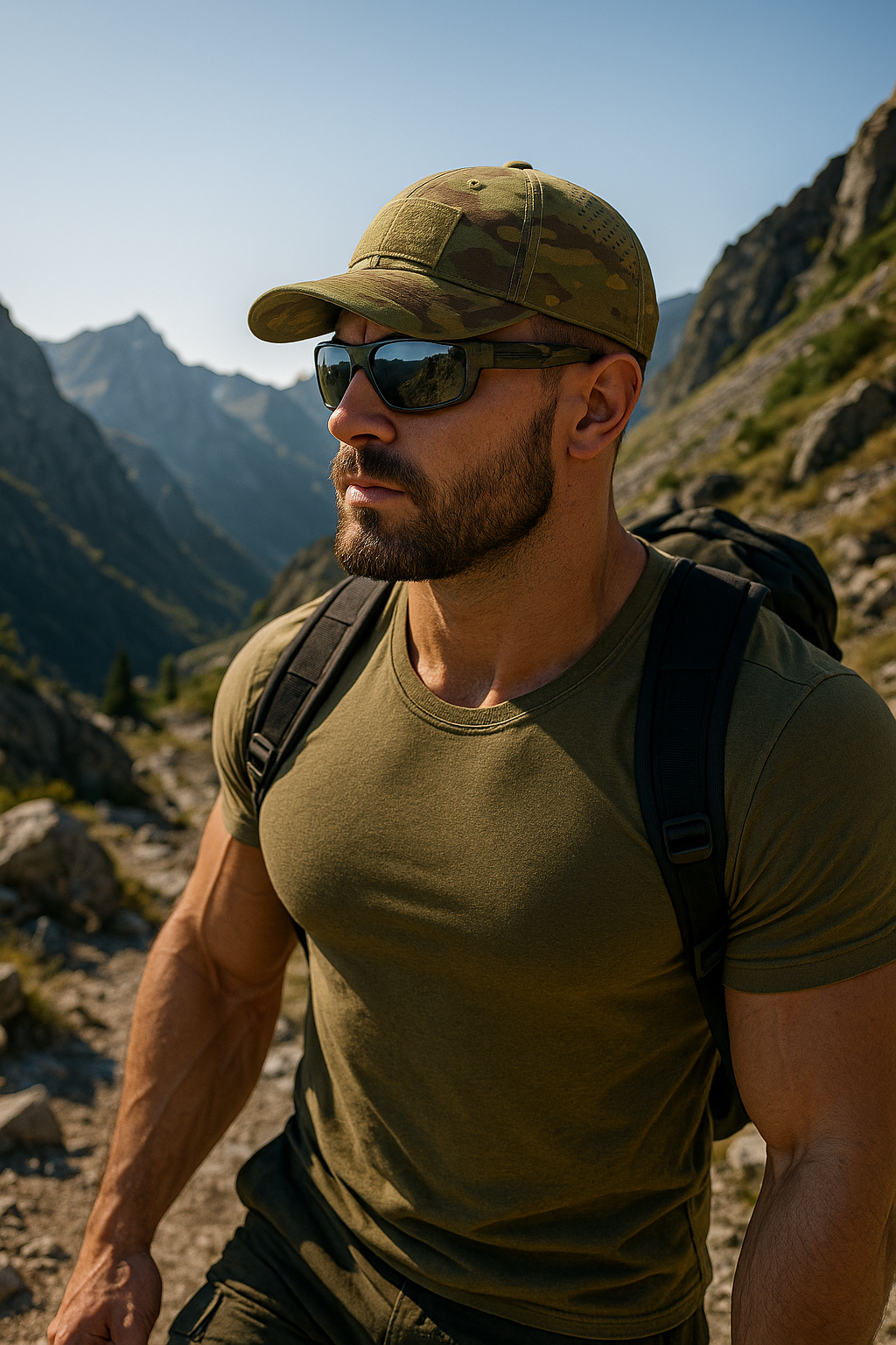 Logan | Tactical cap & sunglasses set for men (FREE sunglasses)