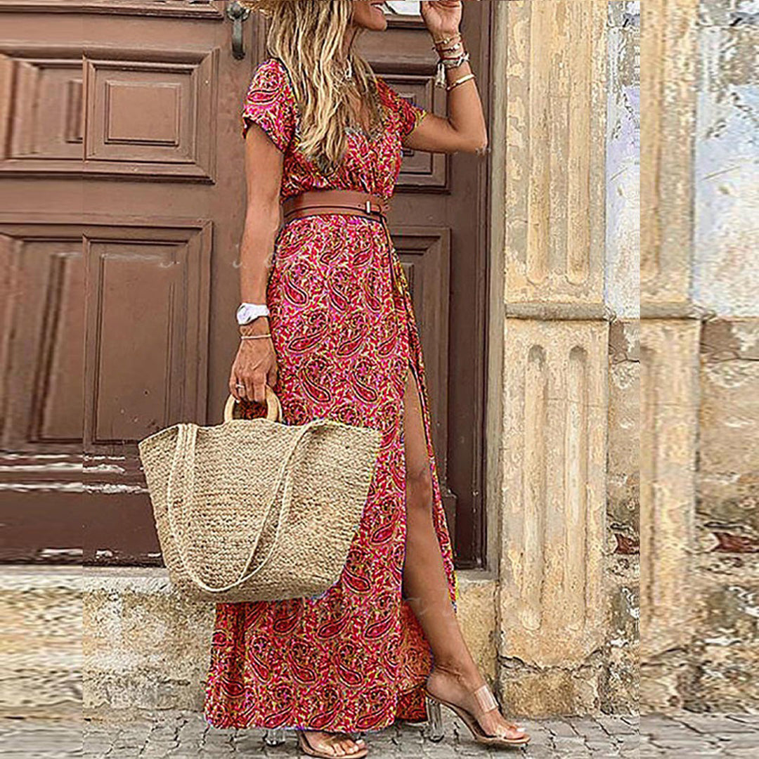 Luz | Elegant og stilfuld kjole i boho-stil