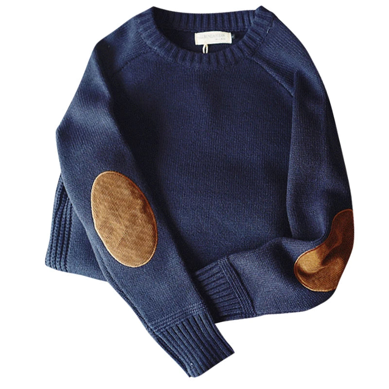 Preston | Elbow patch sweater