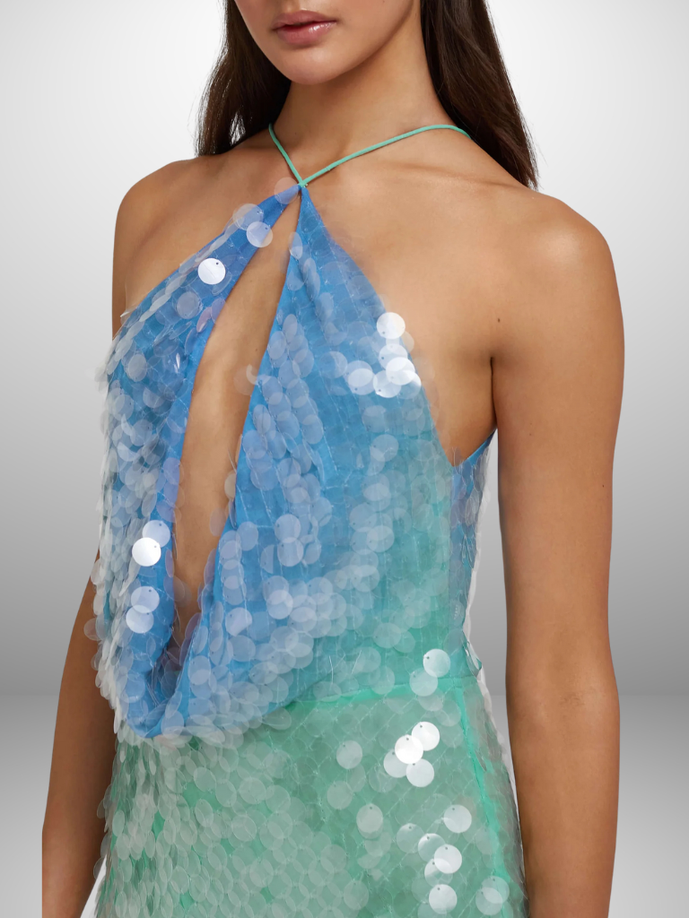 OCEAN BREEZE SEQUIN DRESS
