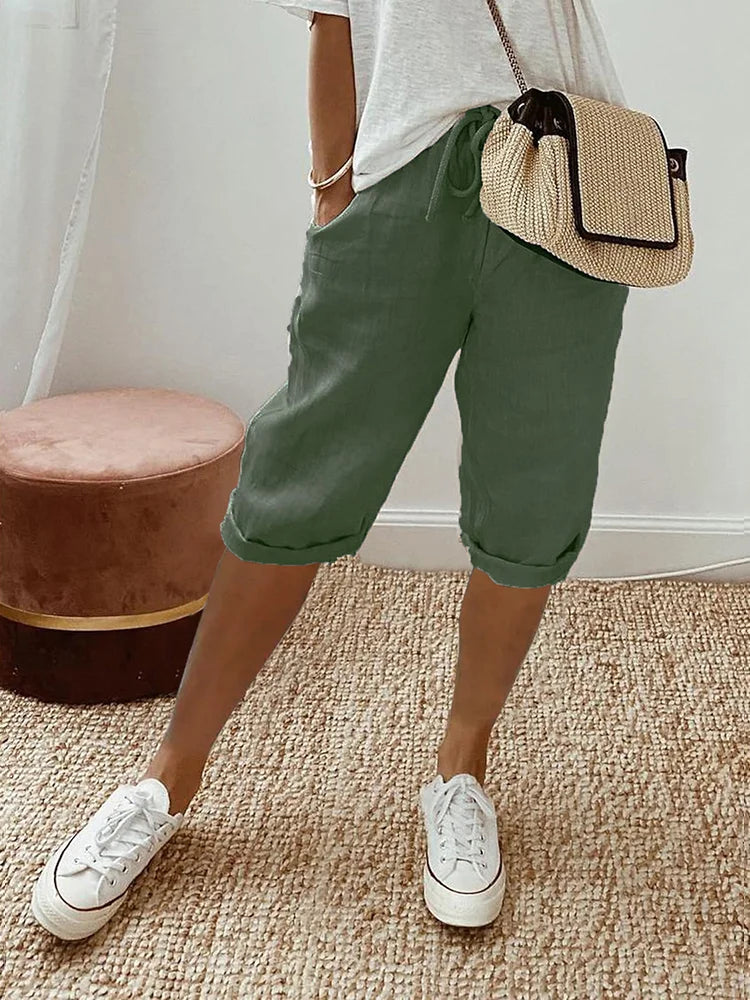 Signa | Behagelige shorts med oprullet kant