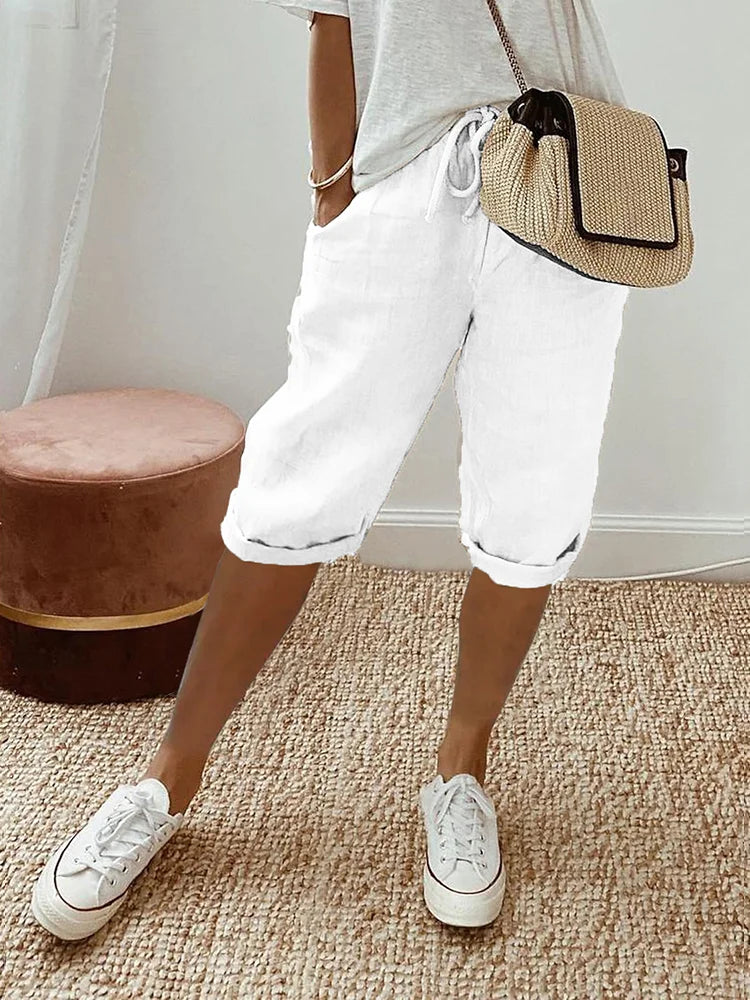 Signa | Behagelige shorts med oprullet kant