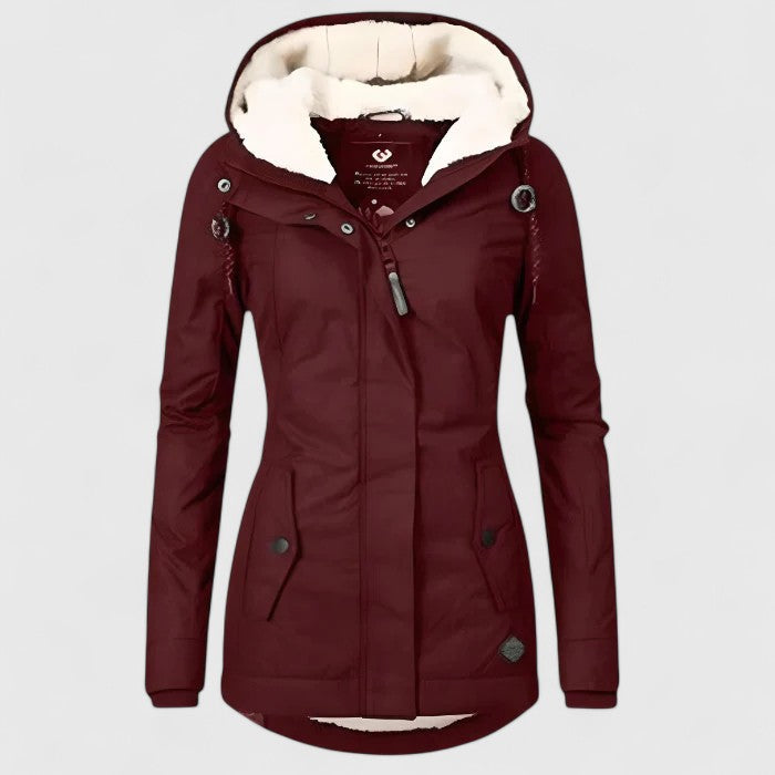 Anna | Waterproof winter jacket with hood