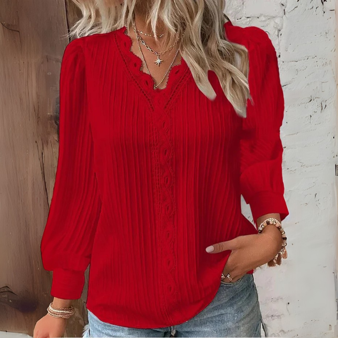 Noora | Elegant forår/sommerbluse