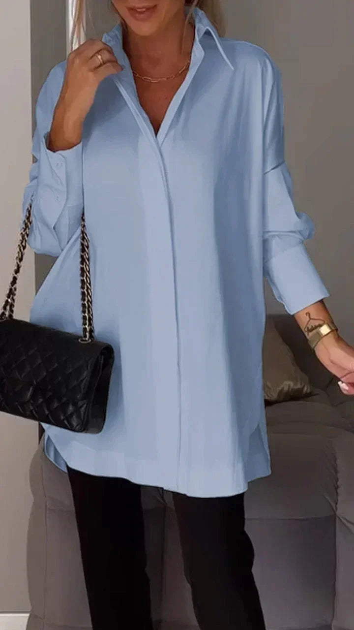 Odette | Relaxed luxury blouse