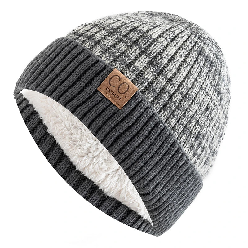 Neil | Nordic knit beanie (Gray)