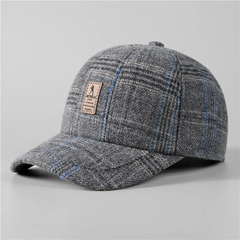 Flynn | Wool heritage plaid cap