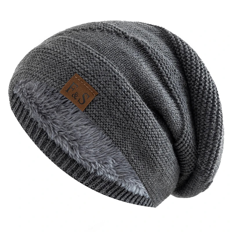 Kenneth | Nordic fleece beanie (Gray)